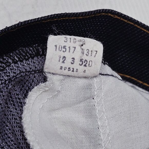 Vintage Levis Orange Tab Women Capri Jeans Polyester 5 Pocket Pants 70's Greaser - Picture 7 of 11